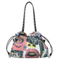 Borsa A Spalla Donna Desigual  Bag Graffiato Blue Lifta 2.0 26WAXA36