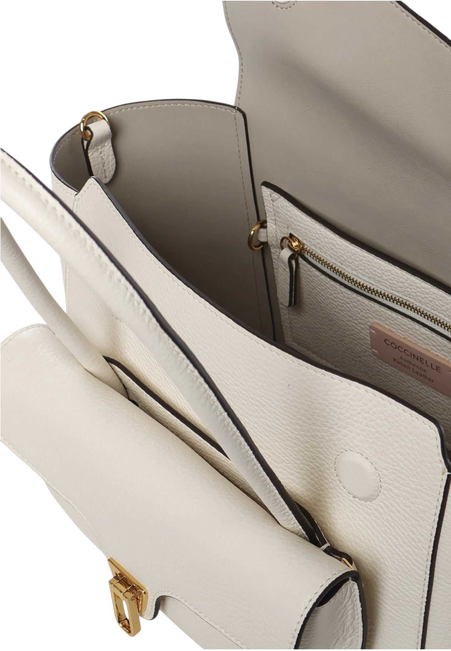 Borsa A Mano Donna Coccinelle In Pelle Martellata Coccinelle Double Beat Medium E1T8A180201