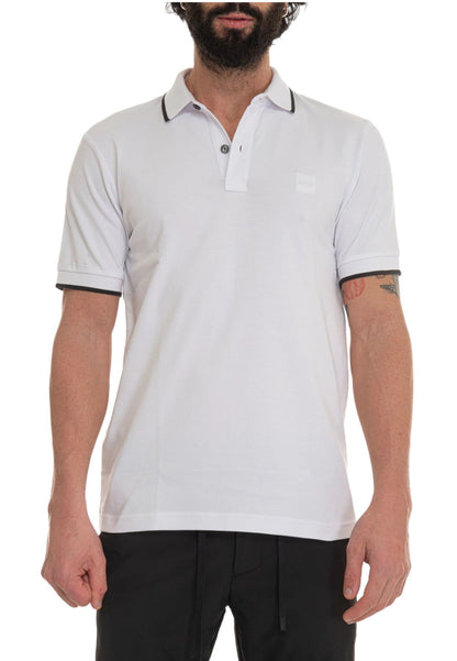 Polo Manica Corta Uomo Boss Con Toppa Con Logo Passertip 50507699