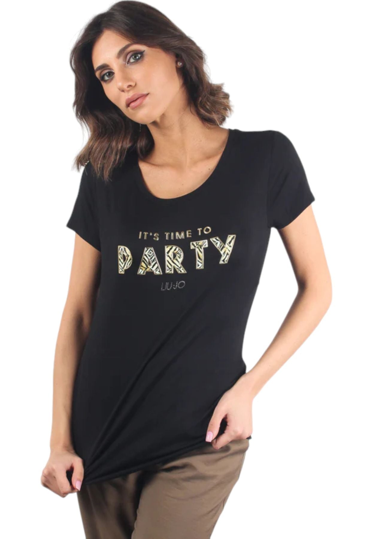 T-Shirt Manica Corta Donna Liu Jo   VA4124JS360