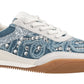 Sneakers Basse Donna Liu Jo In Denim Strass/Glitter Lewis 04 BA6093TX543