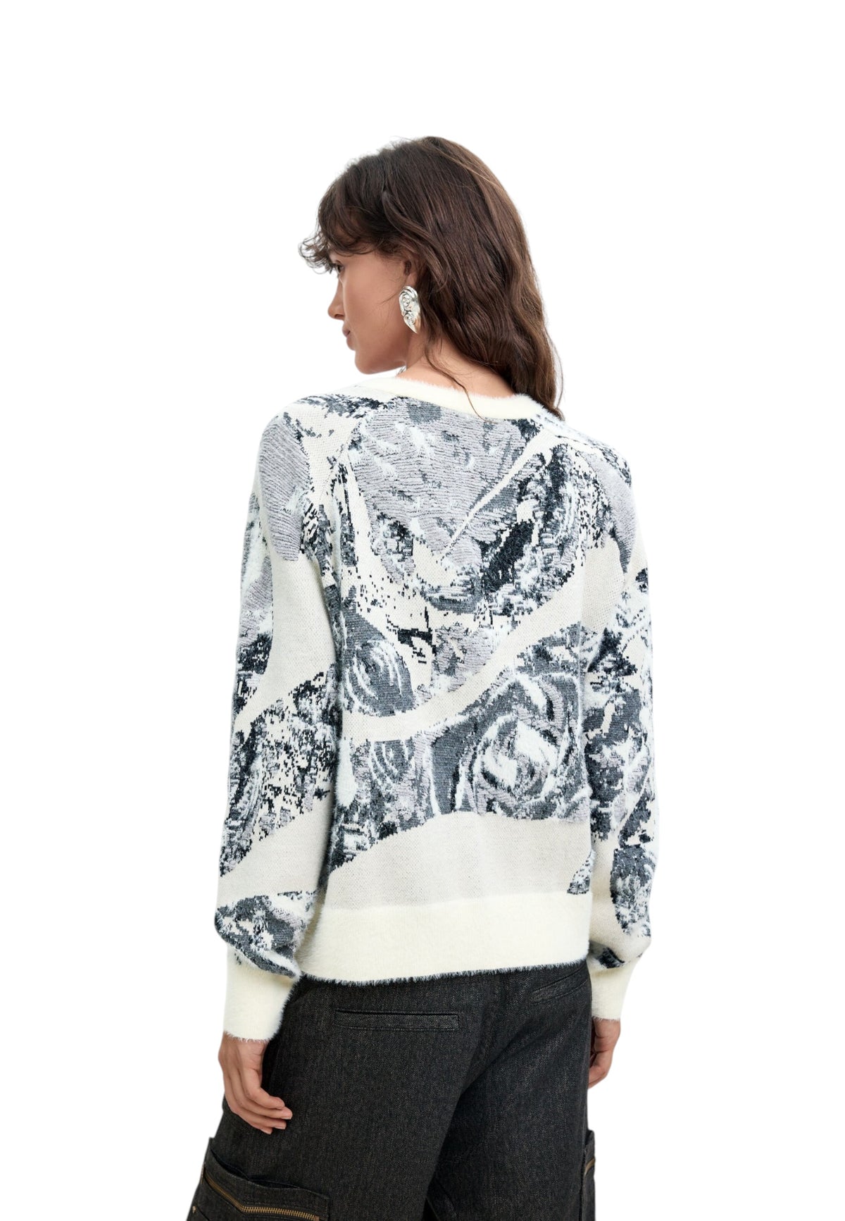 Maglione  Donna Desigual  Jers Bouquet Lacroix 26WWJF51