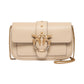 Borsa A Tracolla Donna Pinko Pelle di vitello, formato pocket, nuova fibbia Love Birds, pattina, misure 19 x 5 x 11 cm Love One Pocket New Buckle 107072A0F1