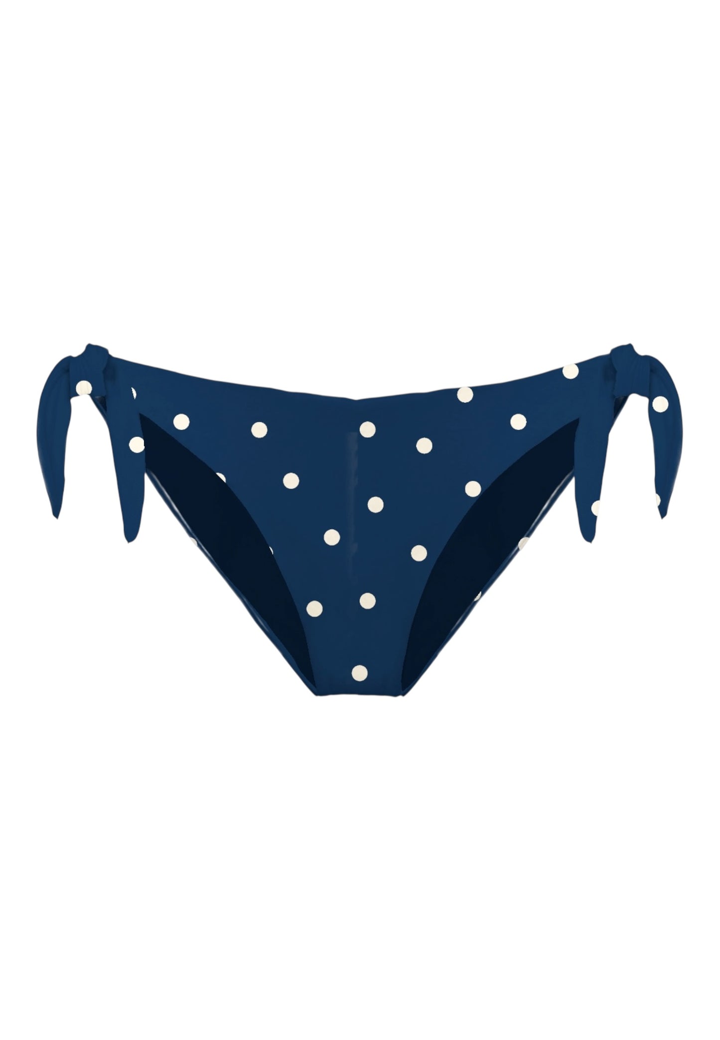 Bikini Pezzo Sotto Donna Mc2 Saint Barth Laccetti Laterali, Copertura Normale, Coriandol Pois Yali YAL0001
