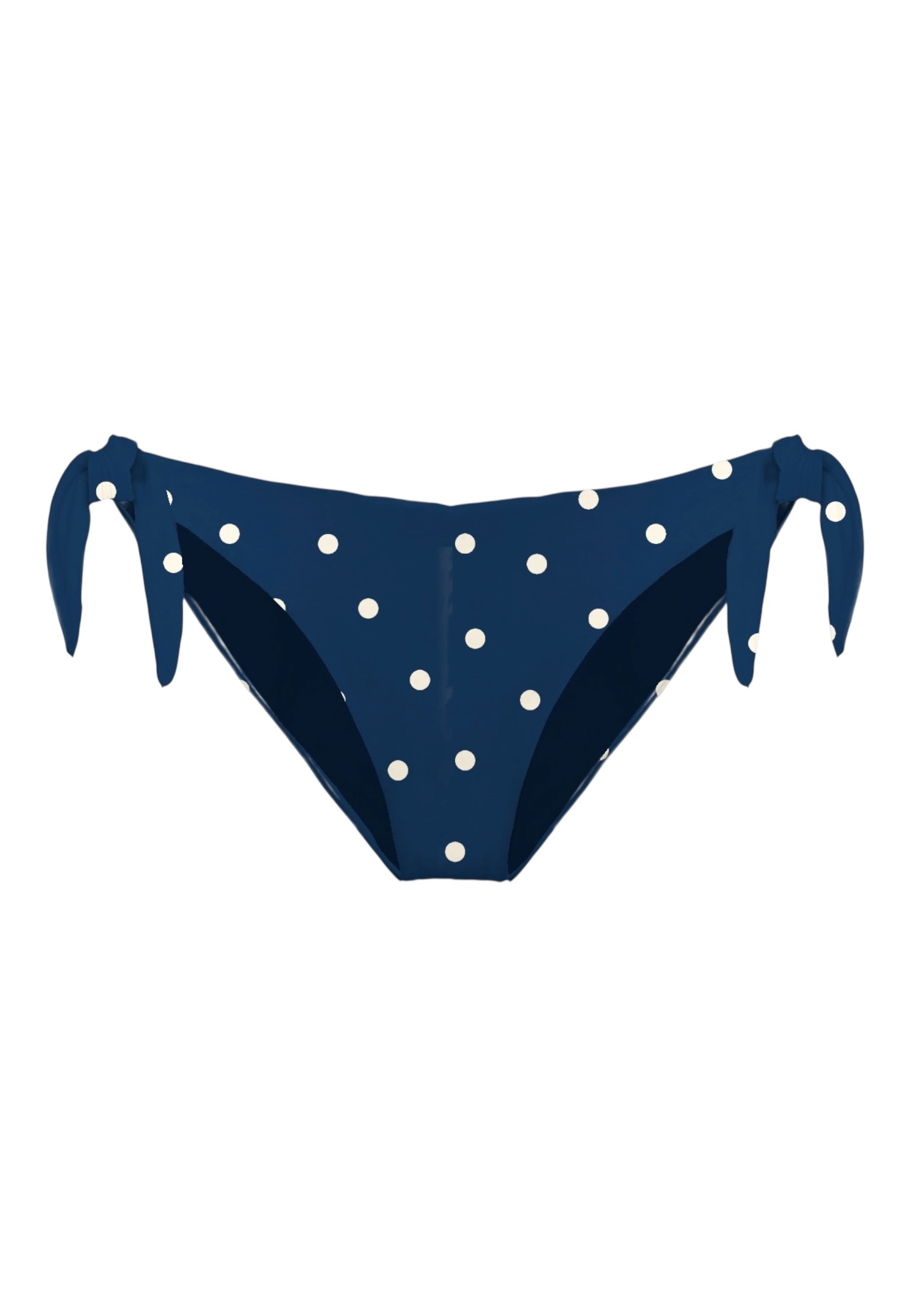 Bikini Pezzo Sotto Donna Mc2 Saint Barth Laccetti Laterali, Copertura Normale, Coriandol Pois Yali YAL0001