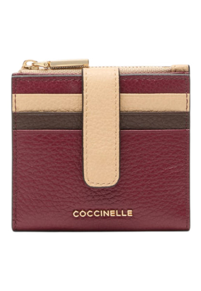 Portafoglio Con Zip Donna Coccinelle Piccolo Metallic Tricolor E2M1011F701