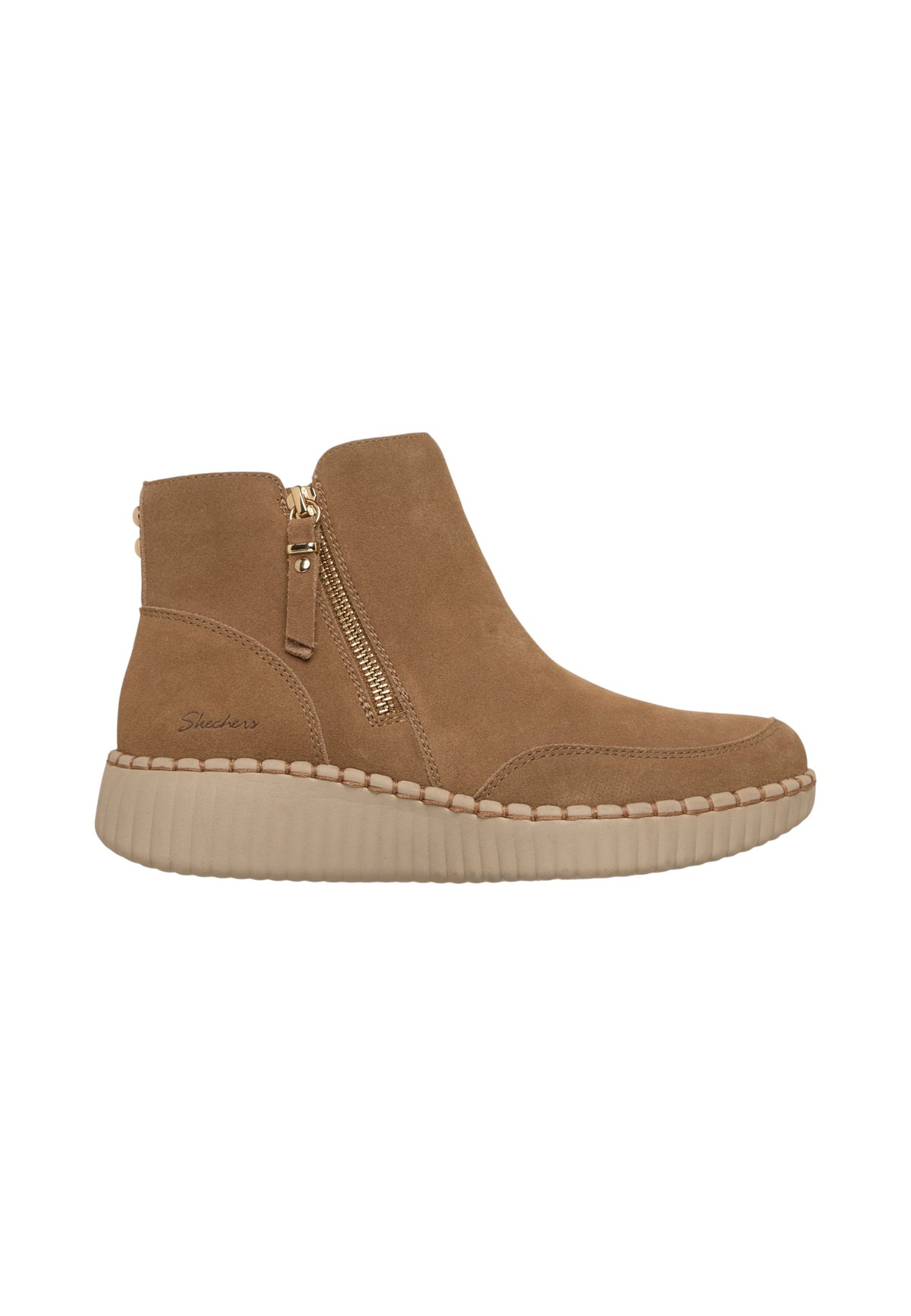 Stivaletti  Donna Skechers Relaxed Fit, Air-Cooled Memory Foam, Scotchgard, Zip laterale Wilshire Blvd - Weekend Crush 169086