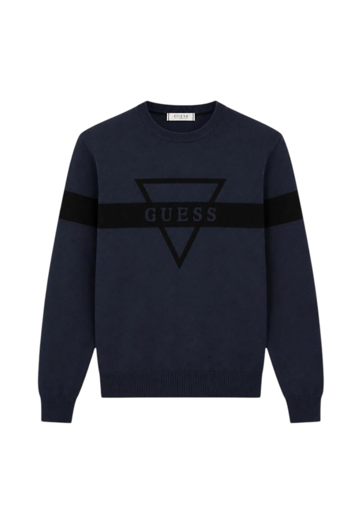 Maglione A Girocollo Uomo Guess Jacquard, Logo Mark M6YR09Z0914