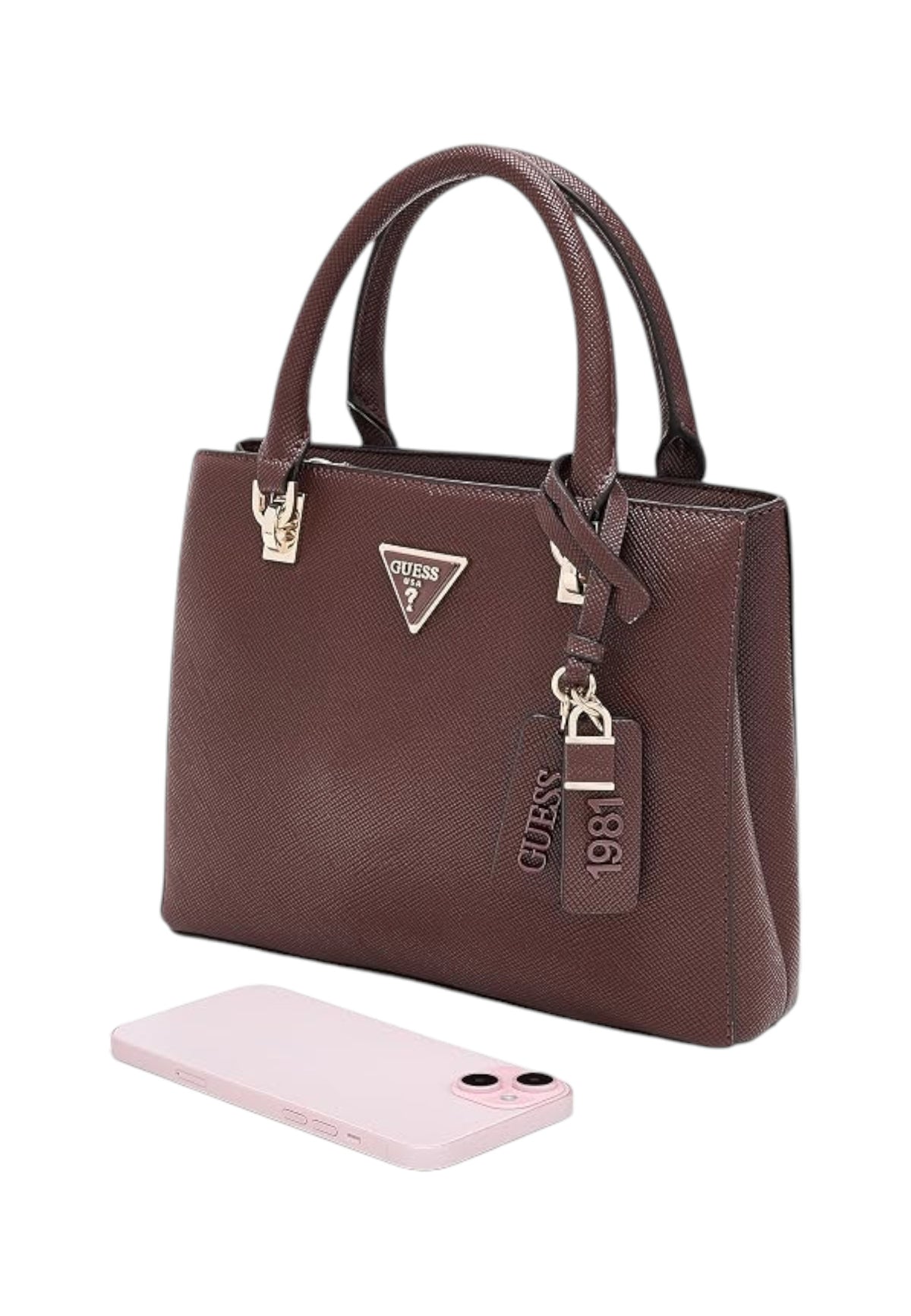 Borsa A Mano Donna Guess Small Multi Comp Satchel Noelle Ii HWZG9672050