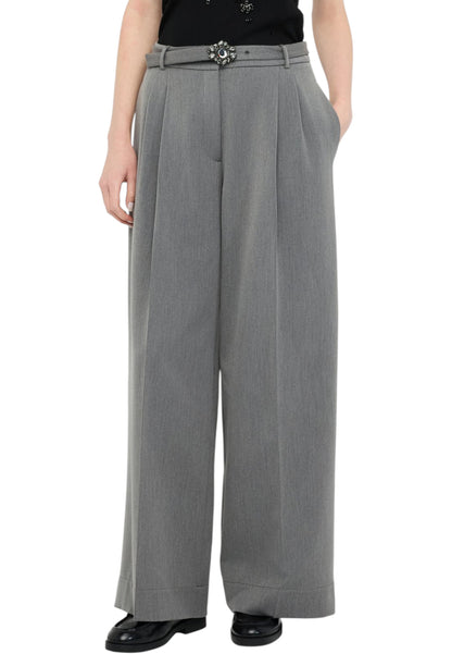 Pantaloni  Donna Liu Jo Palazzo Con Pieghe  MF5269TS224