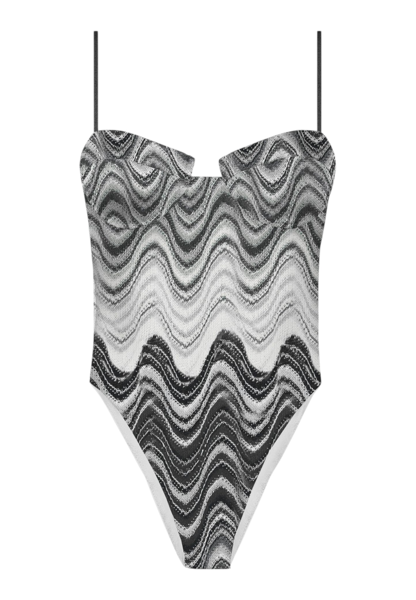 Costume Intero Donna Mc2 Saint Barth Balconette Rachel Sea Wave Medea P MEDE002