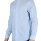 Camicia Manica lunga Uomo QB24 A Righe Collo Coreana  CFC0114984003