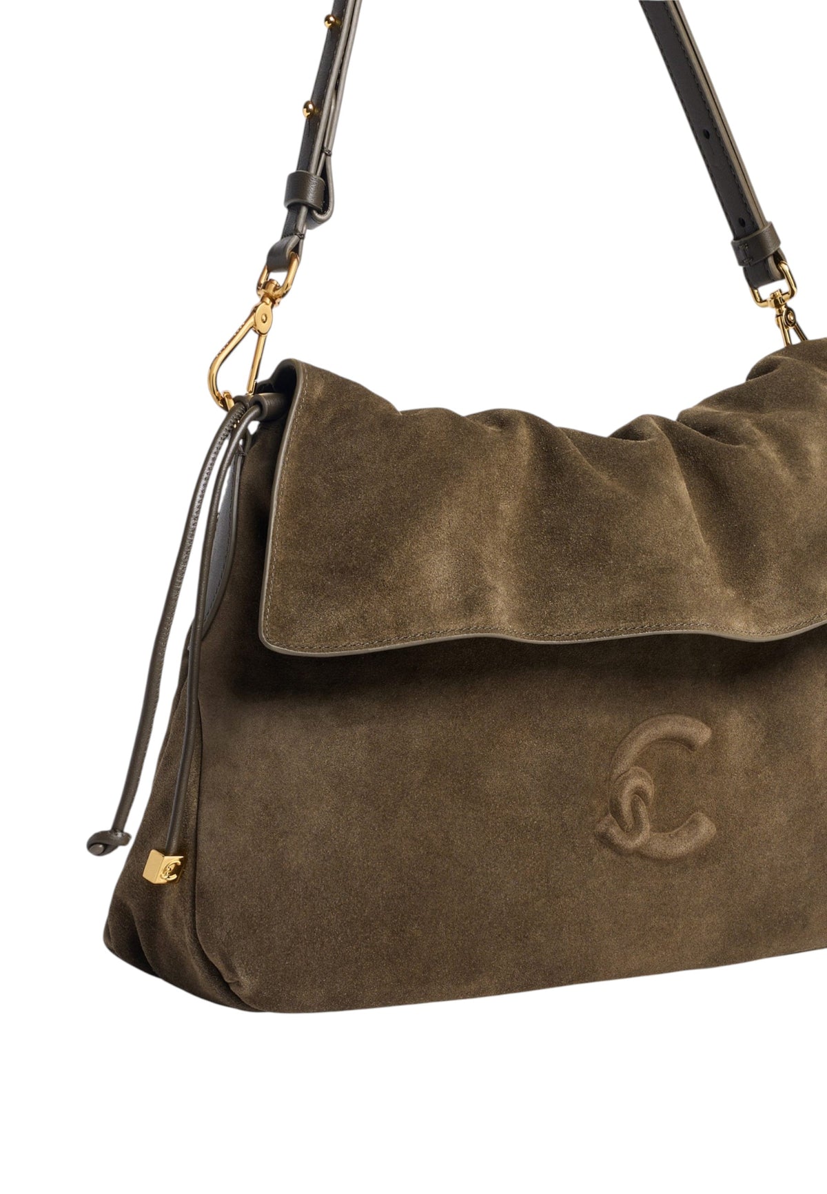 Borsa A Spalla Donna Coccinelle In camoscio, Pelle liscia, Bimateriale Lidia Suede Bimaterial E1V9G130301