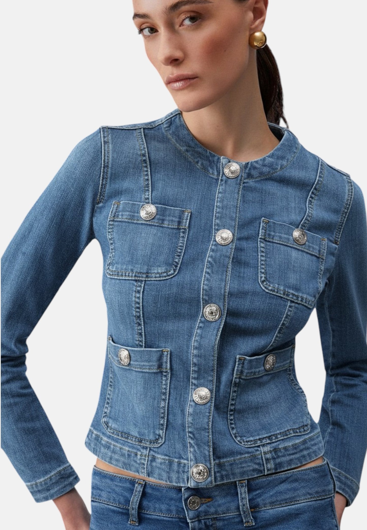 Giacca Jeans Donna Liu Jo  Button UA6260D0275