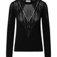 Maglia A Girocollo Donna Liu Jo Traforata Con Motivo Geometrico  WF6239MS99E