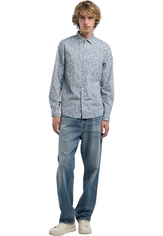 Camicia Manica lunga Uomo Replay Con Motivo Floreale