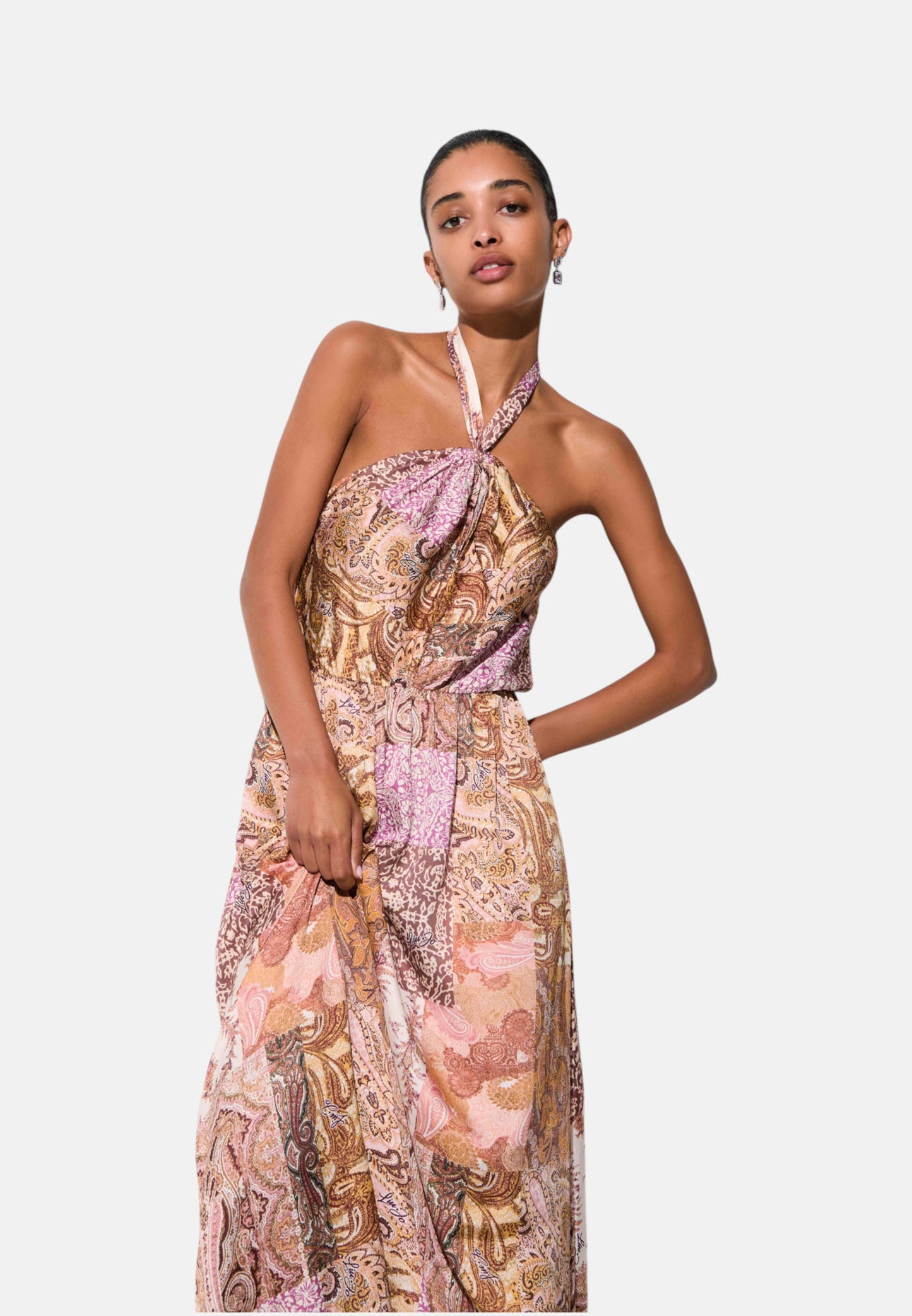 Vestito  Donna Liu Jo Tessuto Navetta Stampa All Over Eco Line VA6070TS124