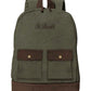 Zaino  Unisex Mc2 Saint Barth Due Tasche Anteriori Con Pattina, Logo Discreto, Il Ricamo Saint Barth Cody Wax COD0012