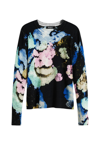 Maglione  Donna Desigual  Jers Nenufar Lacroix 25WWJF46