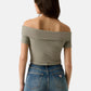 Top  Donna Guess Off Shoulder Brigitte W6GP12K2935