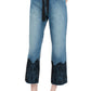 Jeans Straight Fit Donna Liu Jo Vita Regular Dettagli In Pizzo Belt UF5212D0280