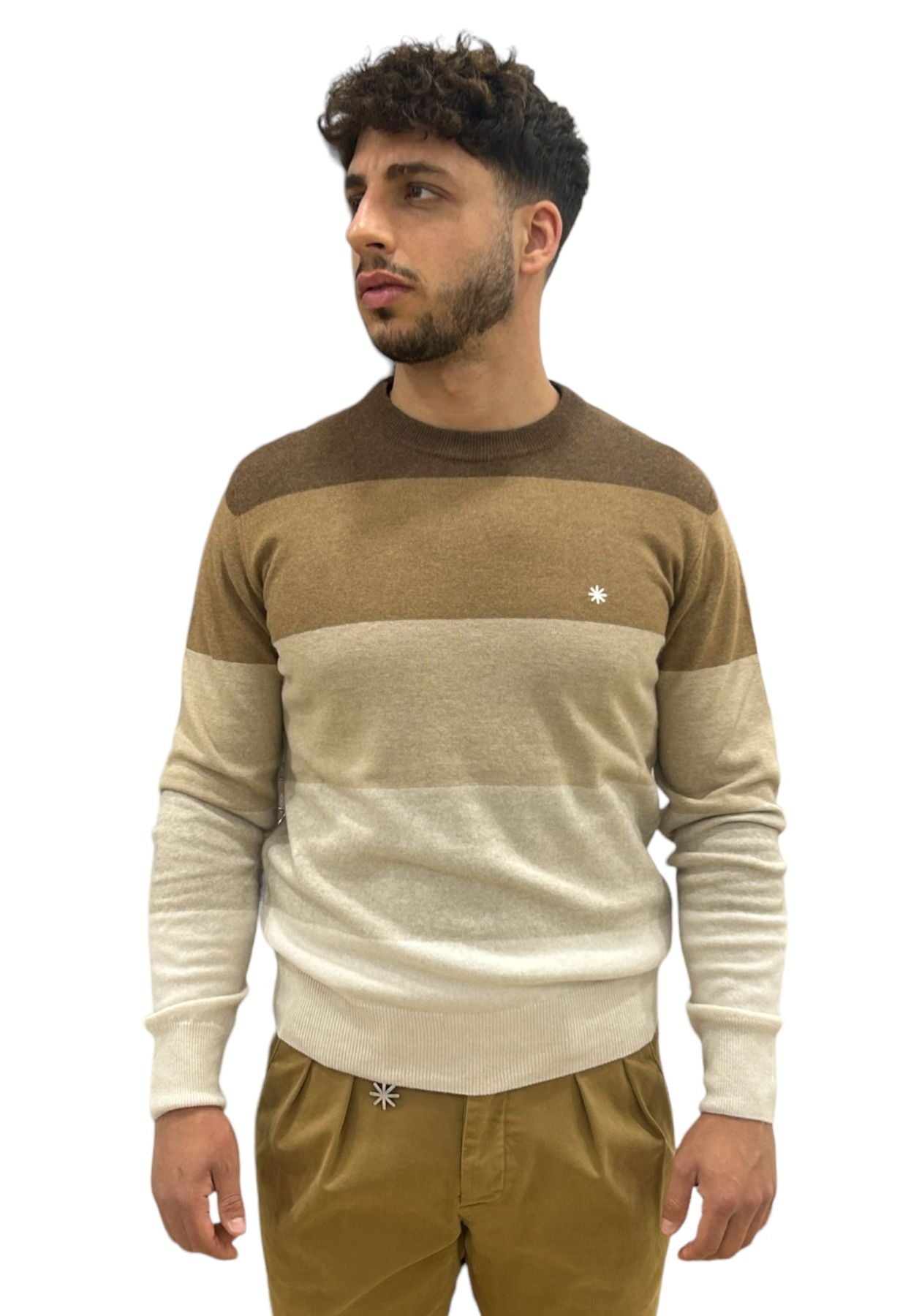 Maglione A Girocollo Uomo Manuel Ritz   3532M514233840