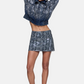 Giacca Bomber Donna Liu Jo In Denim Con Strass Sfumati  UF6521D4854