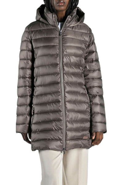 Piumino Lungo Donna Canadian Con Cappuccio Teslin Recycled CN.G220204WRE