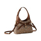 Borsa A Spalla Donna Borbonese Hobo Mini In Tessuto Boucle' Con Tracolla Halo 910103710375