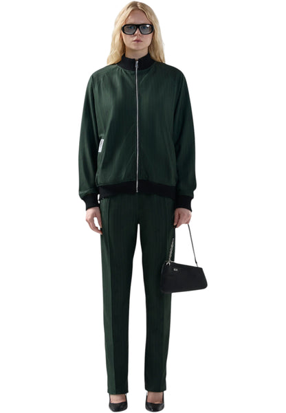 Giacca Bomber Donna Gcds  Triacetate Pinstripe B2CW2000TP8
