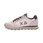 Sneakers Basse Uomo Sun68 Stile Running, Logo Ricamato, Nylon E Suede Tom Solid Z46101