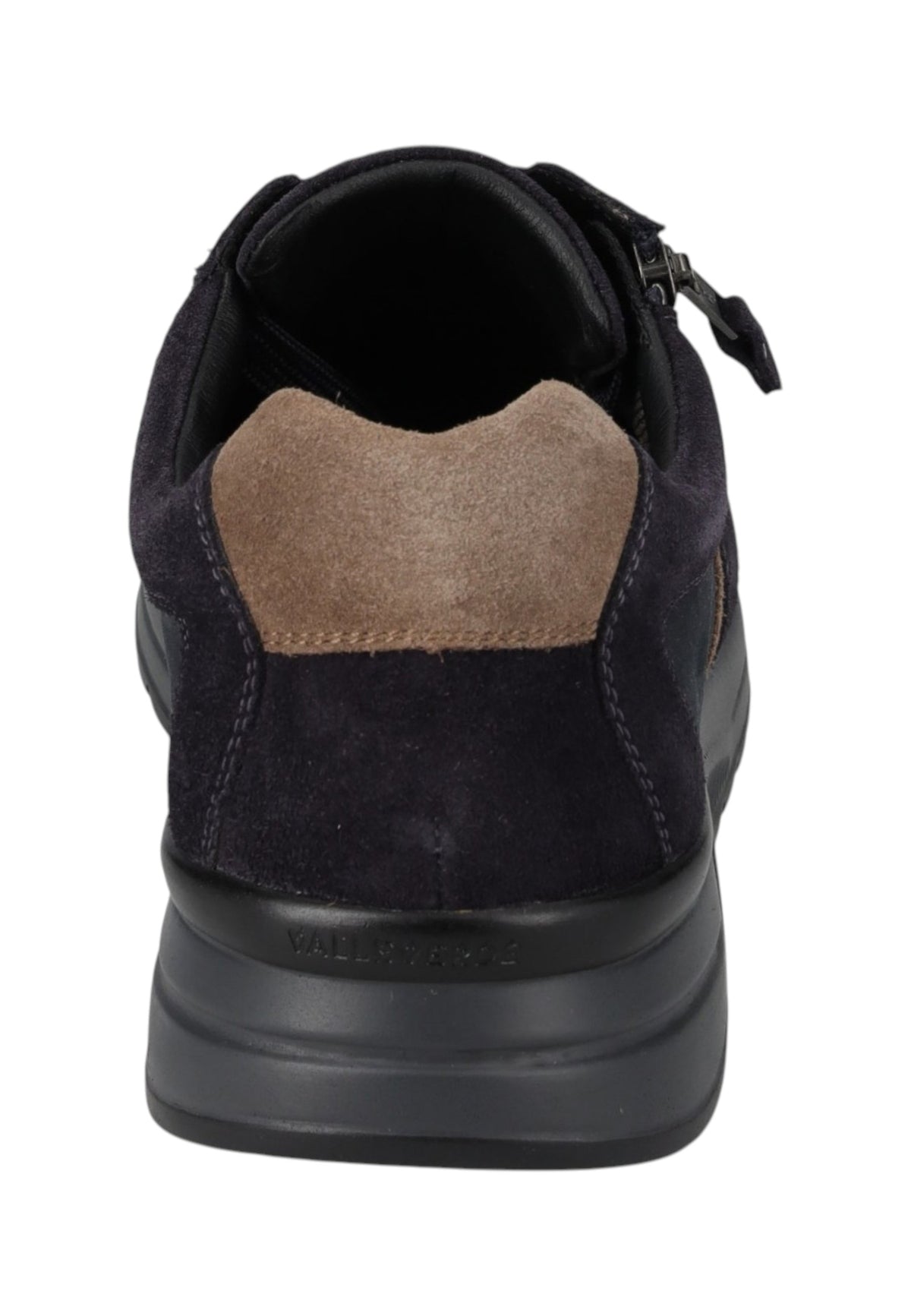 Sneakers Basse Uomo Valleverde chiusura con lacci, zip laterale, pannelli a contrasto, suola scura  VY954AW