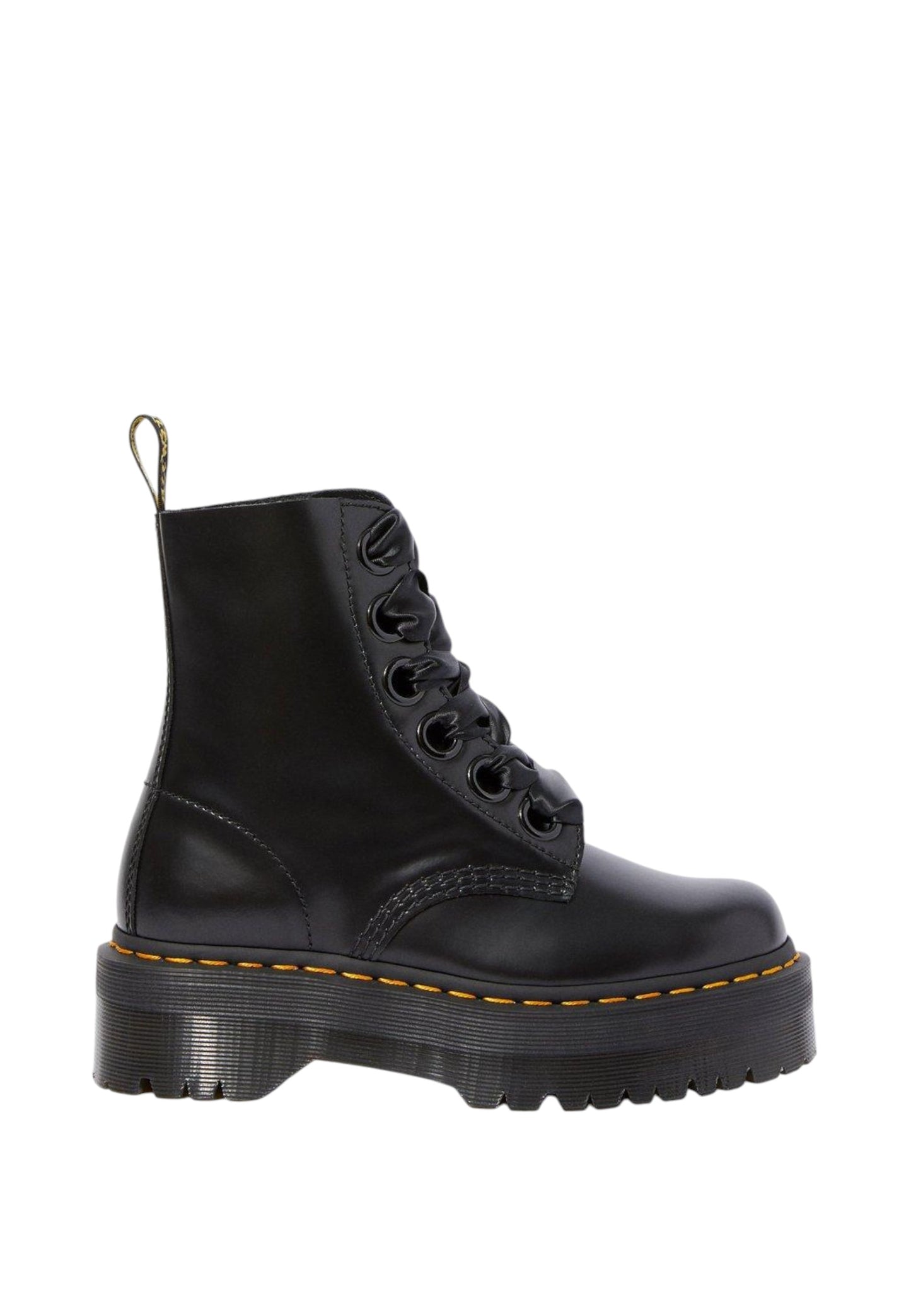 Stivaletti Anfibi Donna Dr. Martens  Molly Black Buttero 24861