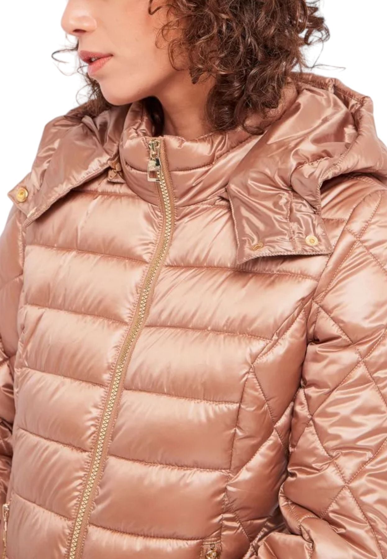 Piumino Corto Donna Gaudi Con Cappuccio  321BD35007