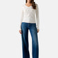 Maglia Scollo A V Donna Guess  Stephanie Logo W6RR50Z2NQ2