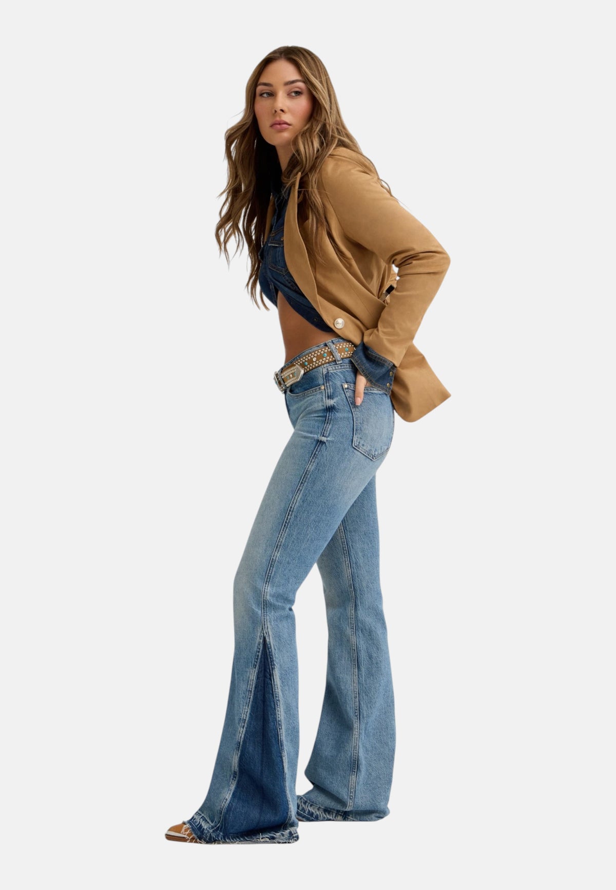 Jeans Bootcut Donna Guess  Beverly Panel W6BA41D2579
