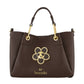 Borsa A Mano Donna Braccialini A Bauletto, Doppio con tracolla removibile e regolabile, Chiusura con clip, Con pochette interna removibile, Charm gioiello a forma di margherita, Dimensioni: 25 x 10.5 x 18 Cm Amy Bijoux B19210YY