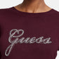 Maglione A Girocollo Donna Guess Logo Georgia W6BR53Z1454