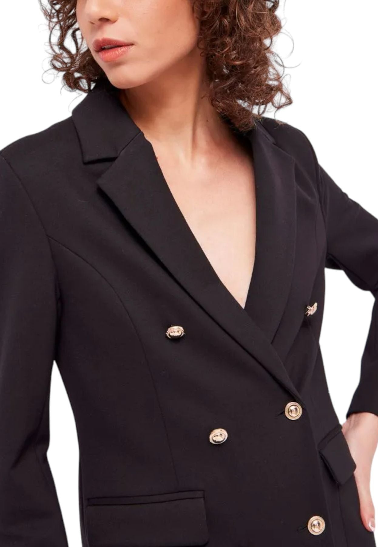 Giacca Blazer Donna Gaudi In Punto Stoffa Doppiopetto  321BD34002