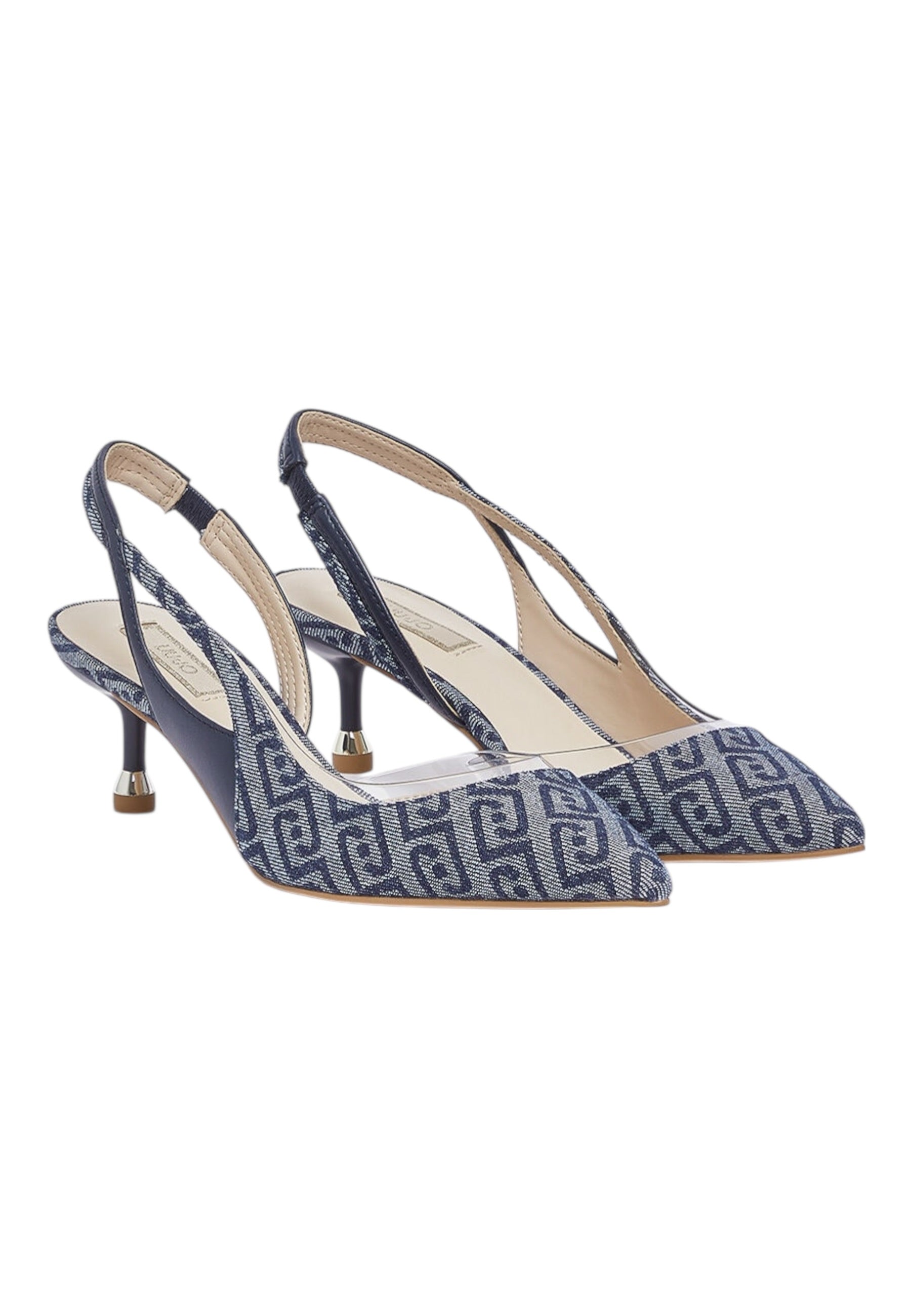 Sling Back  Donna Liu Jo In Denim Monogram Deva 09 SA6023TX523
