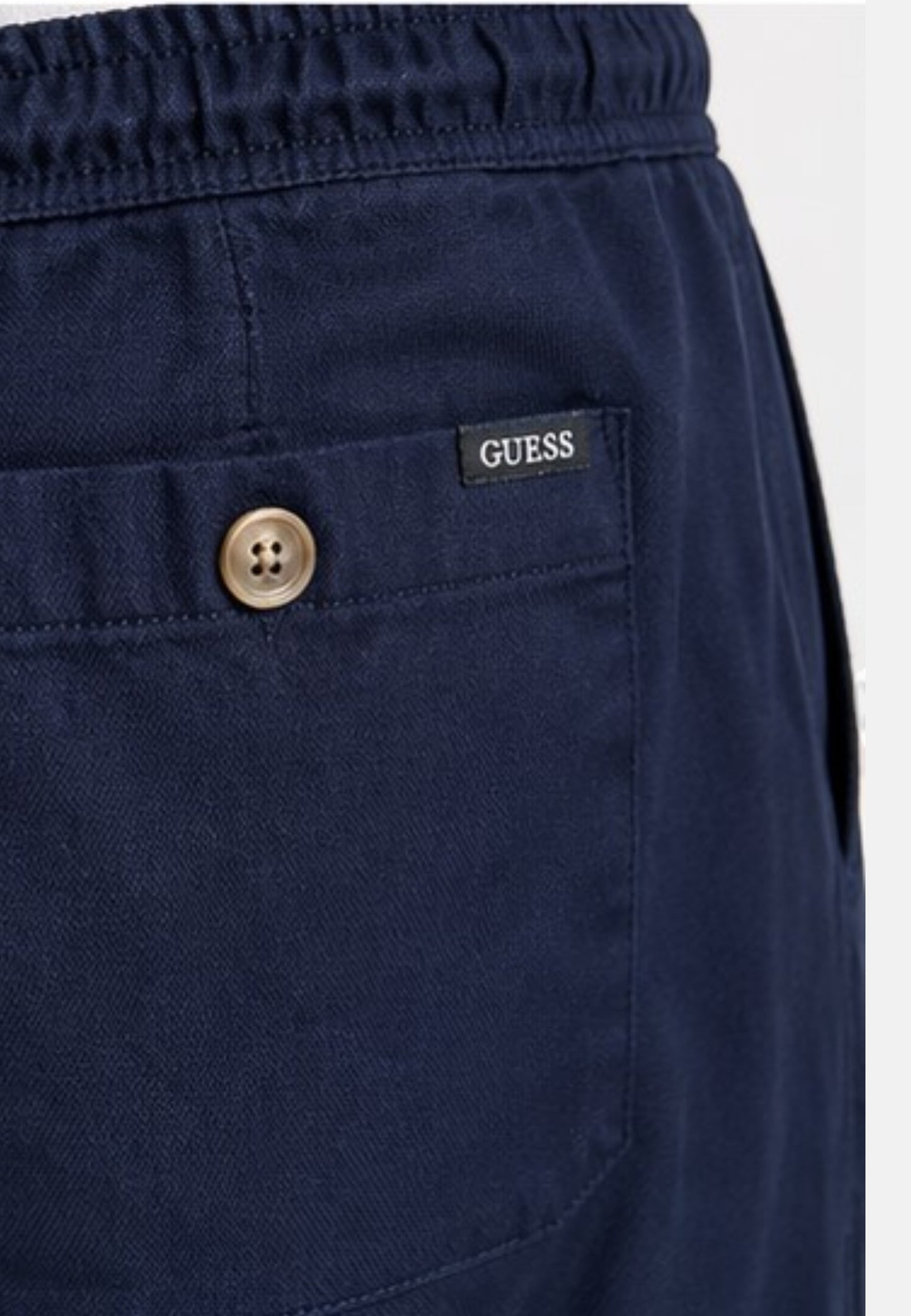 Pantaloni Straight Leg Uomo Guess  Paolo Cotton Owen Drawcord M6GB15W2024