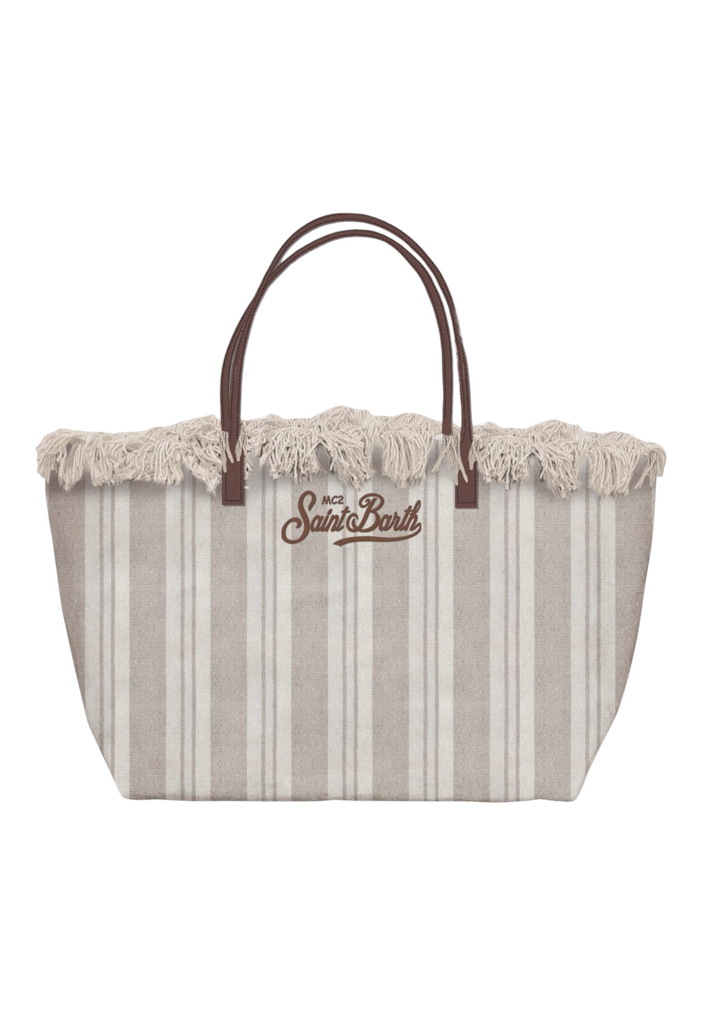 Borsa A Spalla Donna Mc2 Saint Barth Double Stripes V City Bag Fringe CBF0001