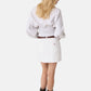 Felpa A Girocollo Donna Guess Vestibilit� oversize, Effetto corsetto Gj W6YQ08K3866