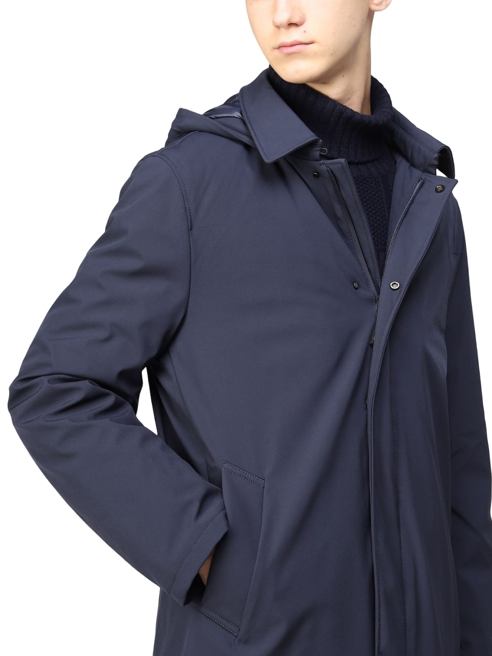 Cappotto Trench Uomo Manuel Ritz Con Cappuccio  3332H8400223810