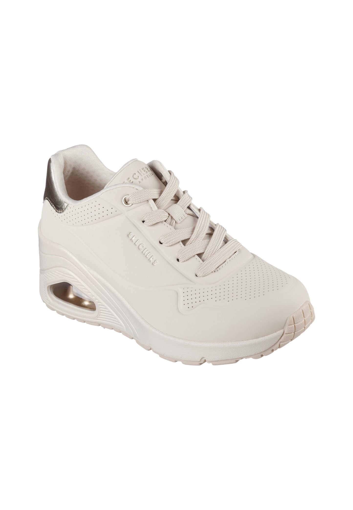 Sneakers Basse Donna Skechers Suola Rialzata Uno Wedge - Hi Steps 177520