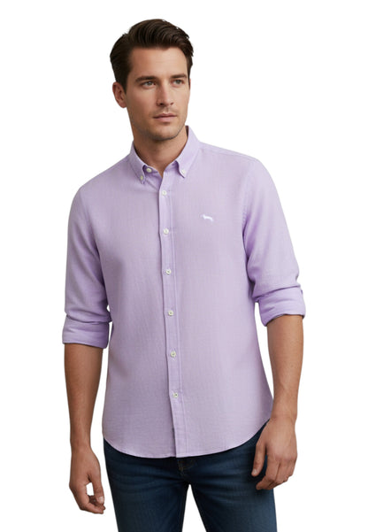 Camicia Manica lunga Uomo Harmont & Blaine In Lino  CRL014010883B