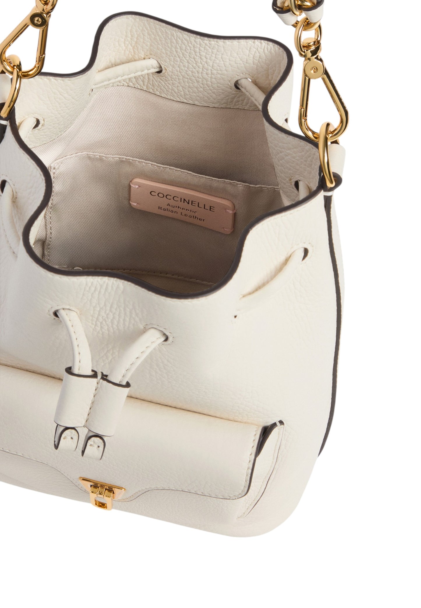 Borsa A Spalla Donna Coccinelle Secchiello In Pelle Martellata Coccinelle Beat Generation Small E1TFK230301