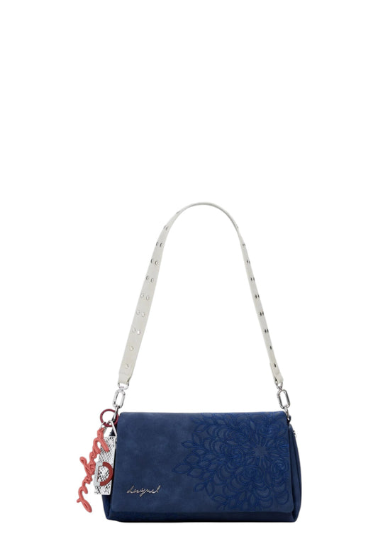 Borsa A Tracolla Donna Desigual  Sierra Naron Medium Flap Blue 25WAXPBF