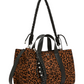 Borsa A Mano Donna Sun68 Midi Bag, Doppio Manico, Tracolla Regolabile, Chiusura Con Coulisse E Sacca Interna, Charm Logato Animalier Y46242