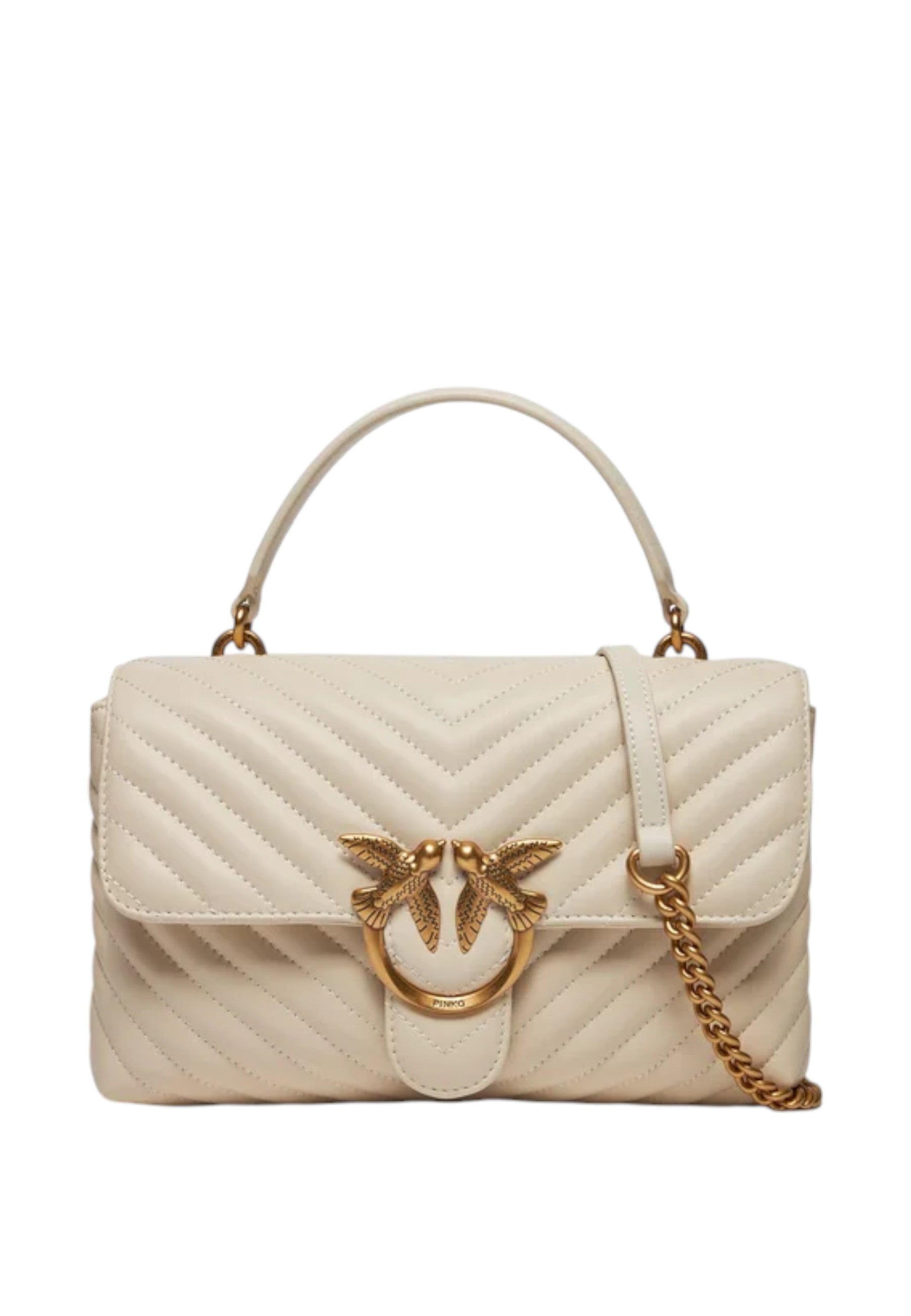 Borsa A Mano Donna Pinko Media Love Lady Puff Classic Chevron 100043A0GK